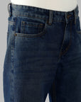 Relax Fit Navy Men Denim Pant