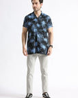 Blue Printed Shirt