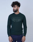 Basic Bottle Dark Green SweatShirt