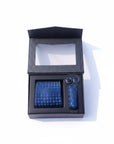Navy Micro Fabric Tie Box