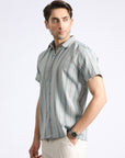 Grey Self Lining Shirt