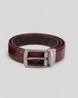 Reversible Texture Brown & Black Belt