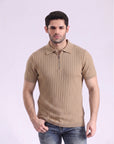 Light Brown Polo Shirt