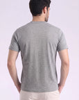 Light Gray Crew Neck T-Shirt