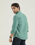 Sea Green Double Pocket Shirt