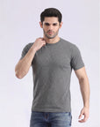 Gray Crew Neck T-Shirt