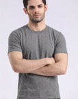 Gray Crew Neck T-Shirt