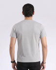 Self Printed Gray T-Shirt