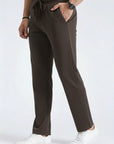 Brown Straight Fir Trouser