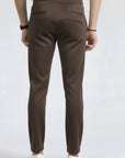 Brown Straight Fir Trouser
