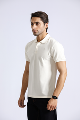 Cream Polo Shirt
