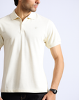 Cream Polo Shirt