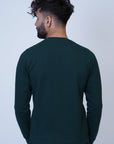 Basic Bottle Dark Green SweatShirt