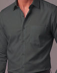 Dark Gray Dress Shirt