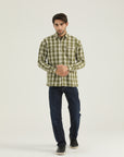 Olive Plaid Classic Shirt