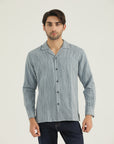 Sky Button-Down Casual Shirt