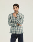 Ferozi Check Casual Shirt