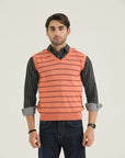 Orange Lining Sweater