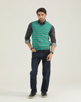 Green Lining Sweater