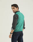 Green Lining Sweater