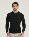 Black Self Lining Sweatshirt