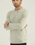 Beige Self Lining Sweatshirt