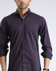 Micro Print Casual Shirt