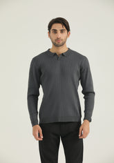 Grey Self Sweatshirt