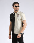 Black Cream Polo Shirt