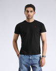 Black Plain T-Shirt