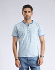 Sky Textured T-Shirt