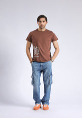 Brown Round Neck T-Shirt