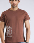 Brown Round Neck T-Shirt