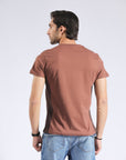Brown Round Neck T-Shirt