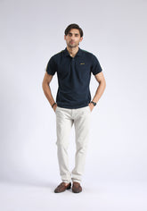 Navy Plain Polo Shirt