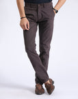 Marron Slim Fit Chino Pant