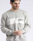 Crew Neck Printed Sweatshirt