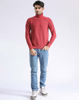 Turtle Neck Red Sweater