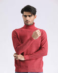 Turtle Neck Red Sweater