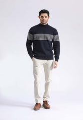 Classic Stripe Knit Sweater
