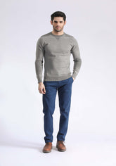 Sholder Patch Sweater