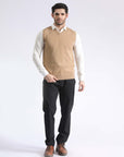 Sleevless V Neck Sweater