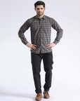 Textured Check Shirt