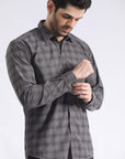 Textured Check Shirt