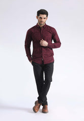 Textured Check Shirt