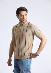 Skin Multi Strip Polo
