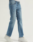 Slim Fit Mid Blue Denim Pant