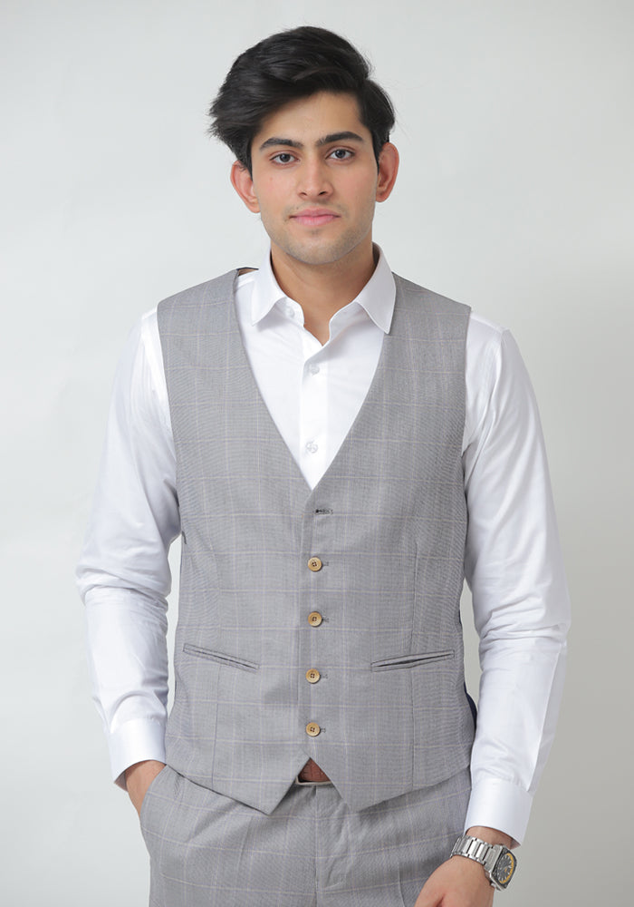 Waistcoat grey sales colour