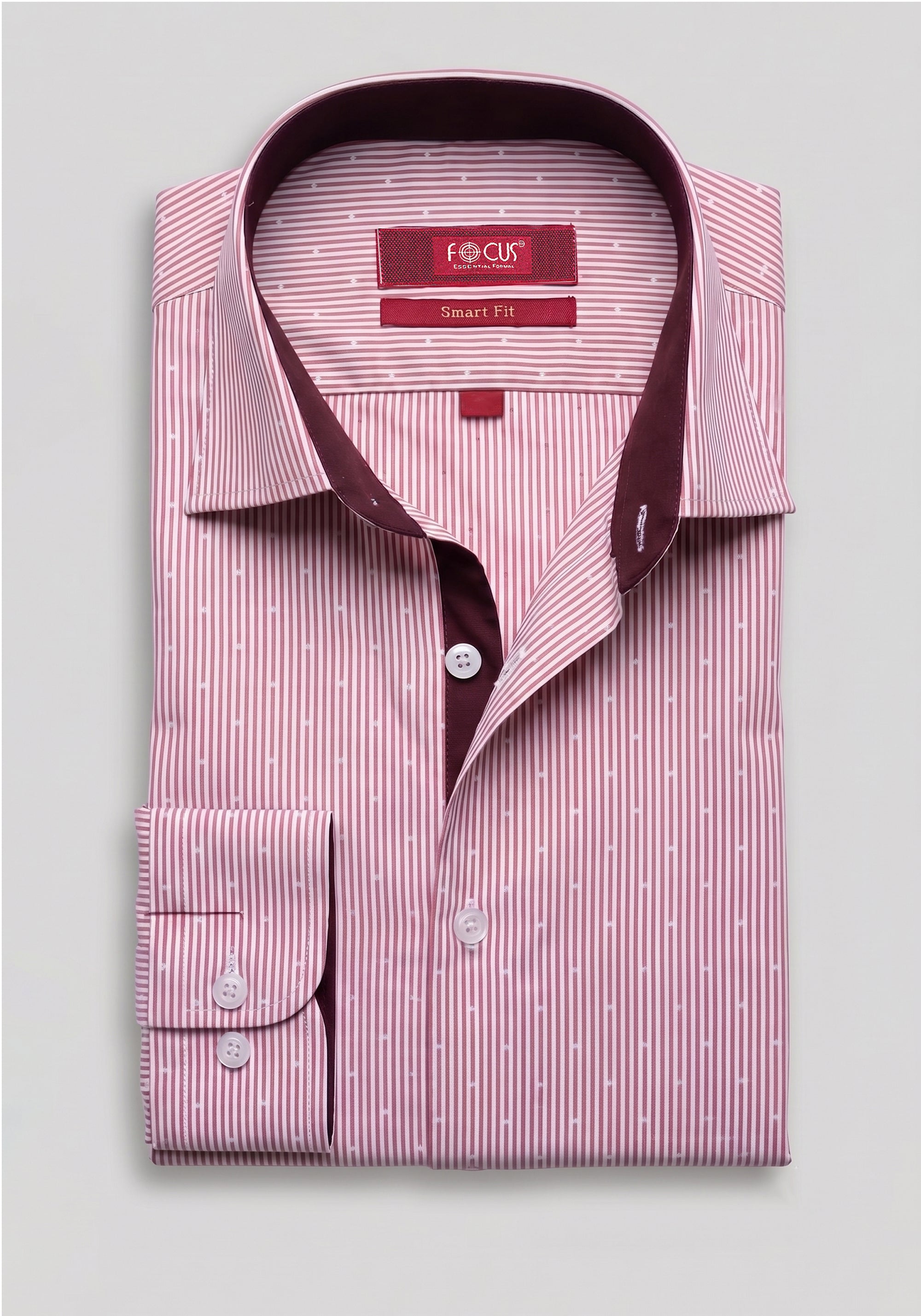 FOCUS Essential Forms Stripe Smart Fit Shirt