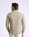 Skin Self Textured Casual Shirt